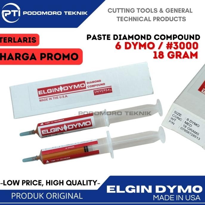 

Grosir Elgin Dymo Diamond Compound Made In Usa Grade 3000 18Gr