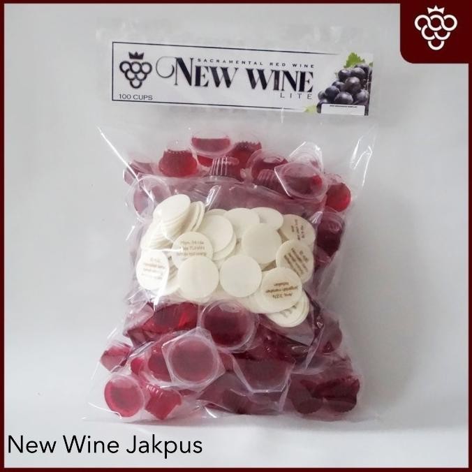 

Murah Anggur Perjamuan Kudus Lite Cup + Hosti Ayat Kecil - Isi 100 Cup