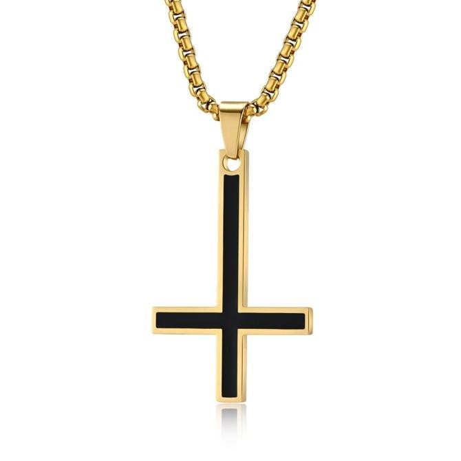 KALUNG SALIB ST PETRUS (SALIB TERBALIK) / KALUNG SALIB ANTI KARAT REZ