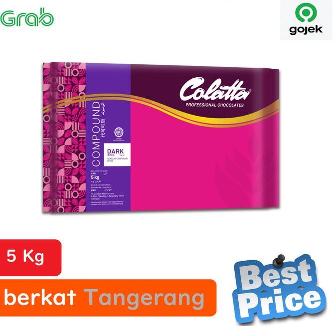 

Promo Colatta Dark Compound 5Kg / Coklat Dcc 5 Kg