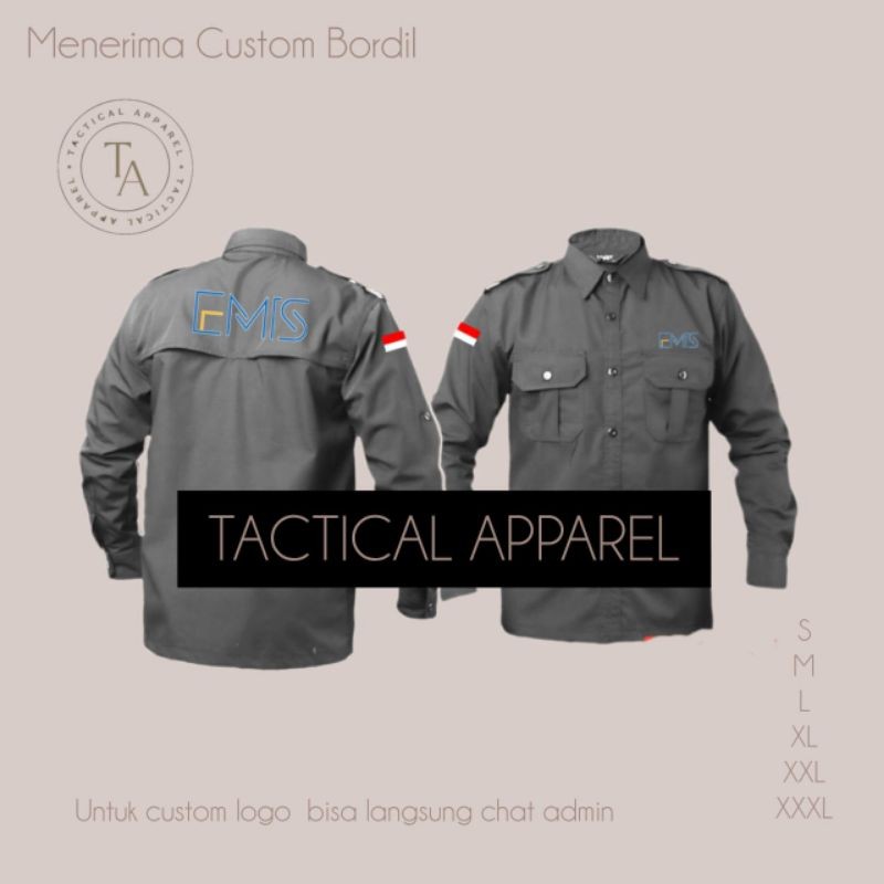 kemeja PDH EMIS (Bisa custom logo)