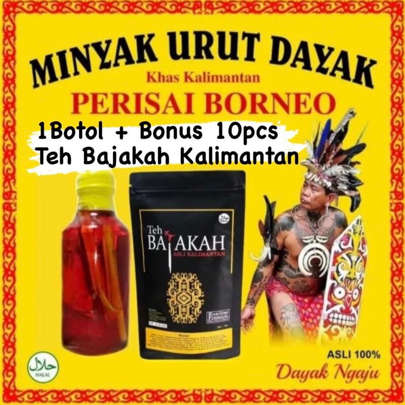 Minyak Urut Dayak Asli Kalimantan (Paket 17 Botol + Bonus Teh Bajakah) New Best Quality Asli 100% Or