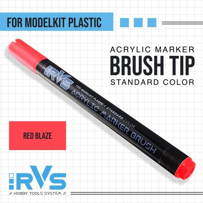

Soft tipped marker acrylic standard color - gundam marker - Red Blaze