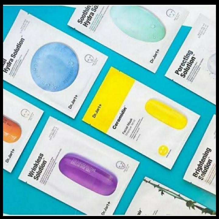 Terlaris Dr Jart+ Dermask Solution Mask Sheet 1box(5sheets) Ori Best Seller