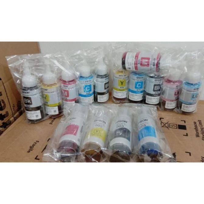 Tinta Epson Dijamin Ori U/ Printer Inkjet L1110 L1210 L3110 L3210 Dll Co