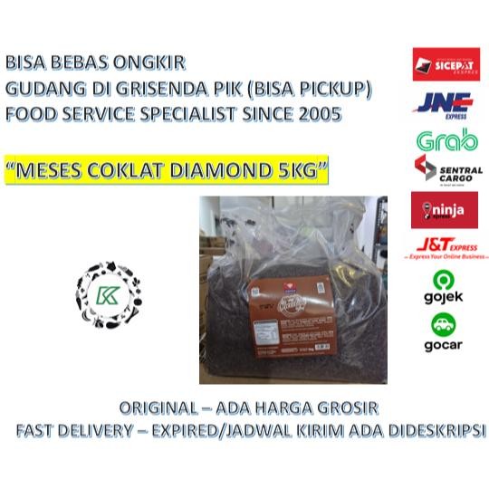 

Meses Coklat Butir Diamond 5Kg Pack Pabrik Termurah Best Quality Asli 100% Original