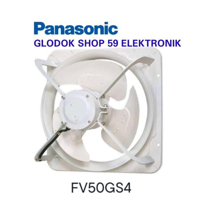 Exhaust Fan Industrial Panasonic Fv50Gs4 / Fv50Gs4 Dinding Tembok Besi 20 Inch New New Stok
