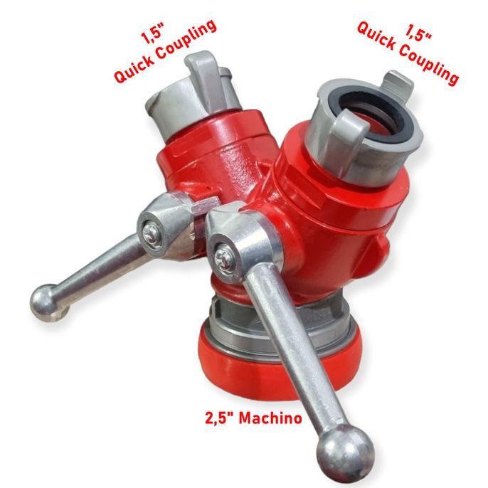 Miliki Y Connection Import China / Cabang Selang Hydrant / Branchpipe