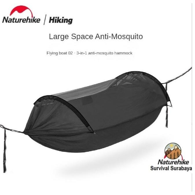 TERLARIS HAMMOCK 3 IN 1 ANTI MOSQUITO NATUREHIKE CNH22HJ001
