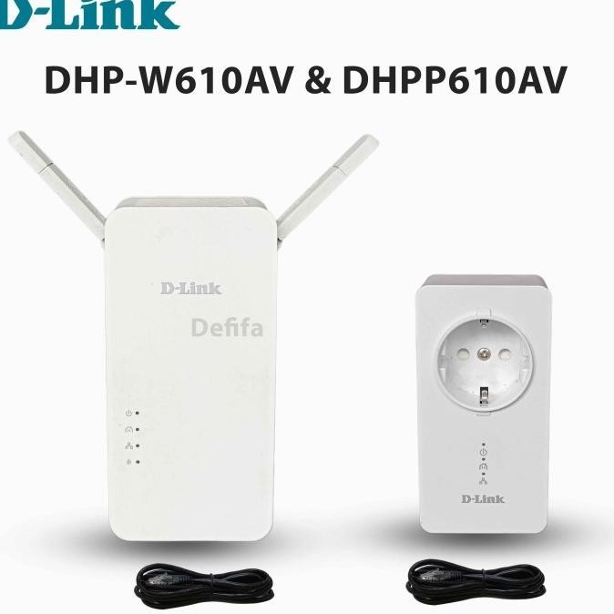 D-Link Power Line Av2 1000 Wi-Fi Ac1200 Adapter Dhp-W610Av Dhp-P610Av Co