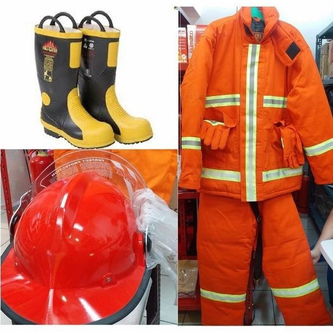 Spesial Baju Pemadam Kebakaran Safety 1 Set/Baju Pemadam Kebakaran Komplit