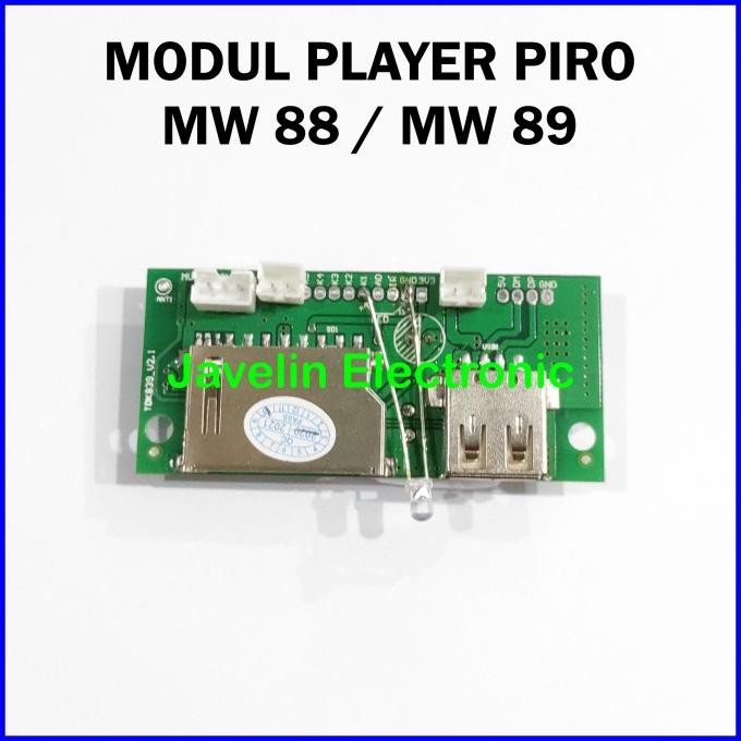 Slot Player MP3 Piro Ampli MW 88 / MW 89 Kit Modul MP3 Original Piro