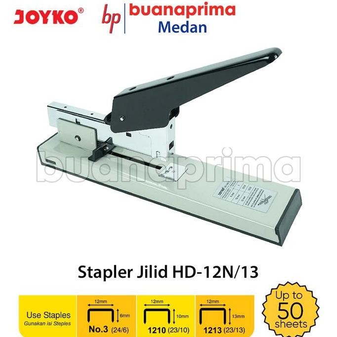 

STAPLER JILID JOYKO HD-12N/13 STAPLES BESAR BERAT HEAVY DUTY ORIGINAL DAN TERPERCAYA