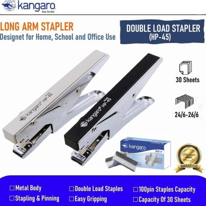 

ALAT STAPLER / STAPLES NO.3 / STAPLER HP45 KANGARO ORIGINAL DAN TERPERCAYA