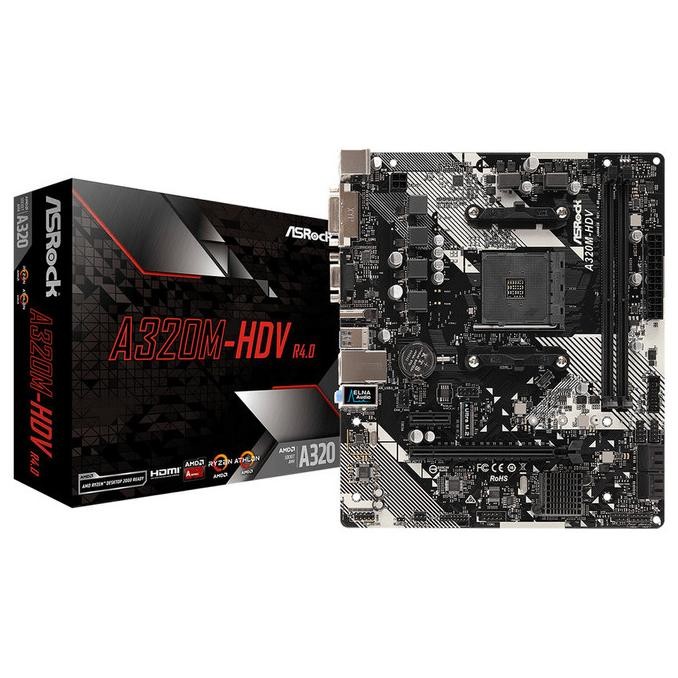 TERBARU - Asrock A320M-HDV - [AMD AM4]