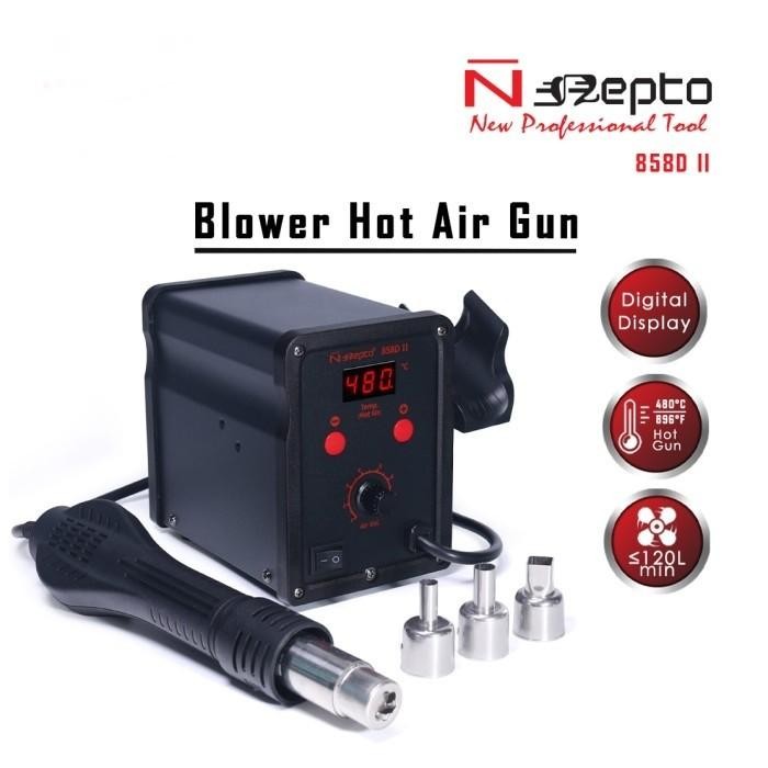 Original Nepto 858D Ii Blower Hot Air Gun Solder Uap Service Hp Laptop Original Dan Terpercaya