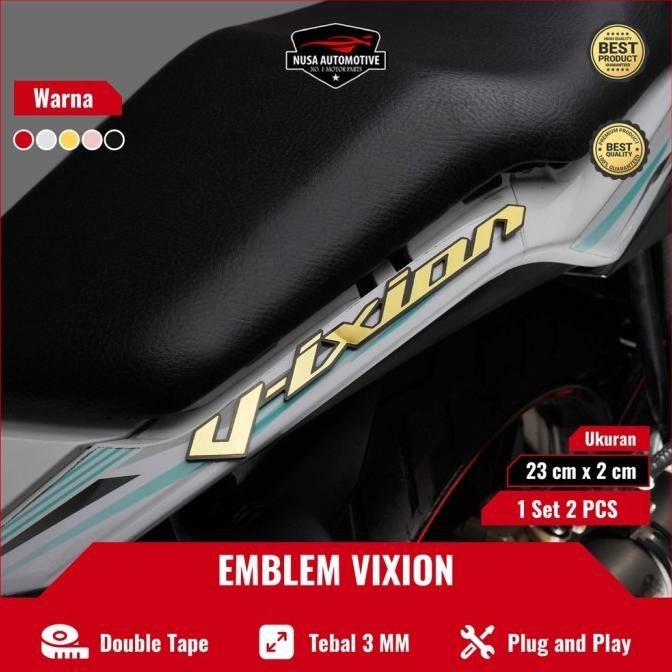[Good] NSA EMBLEM VIXION LOGO VIXION EMBLEM YAMAHA VIXION LOGO YAMAHA VIXION BUKAN STIKER VIXION STI