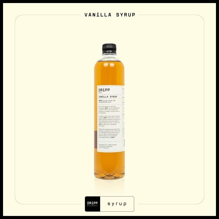 

Dripp Vanilla Syrup ( Sirup Vanila ) Original Best Seller