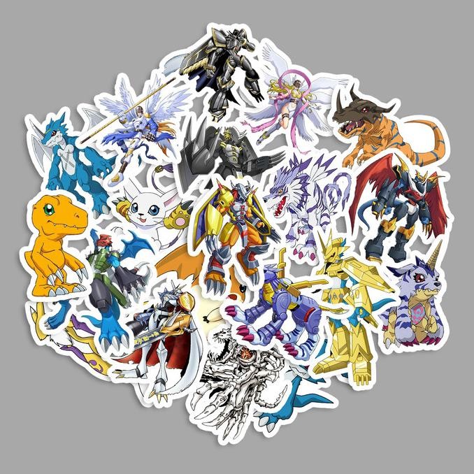 

STICKER PACK TUMBLR - DIGIMON [20 PCS] murah