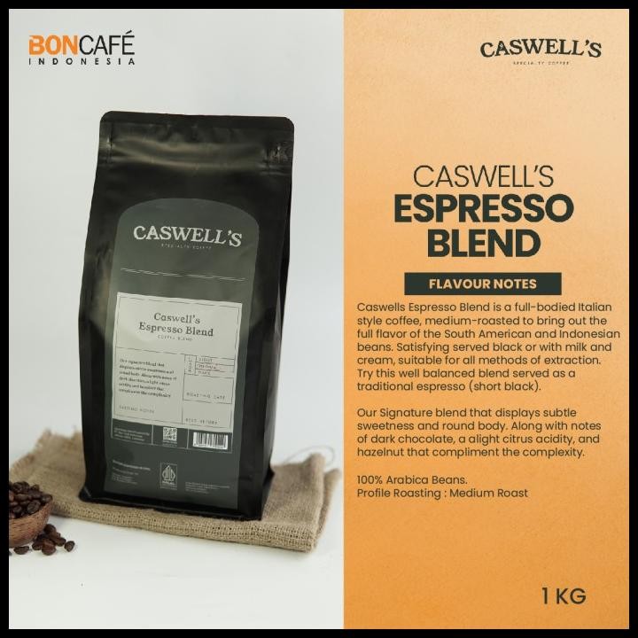 

Caswells Espresso Blend / House Blend Coffee / Kopi Original Best Seller