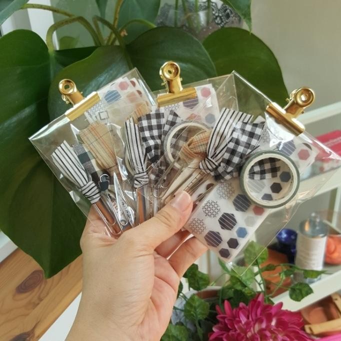 

Bujo "Basic Pack" sticker, klip dan washi utk Bullet Journal, Planner murah