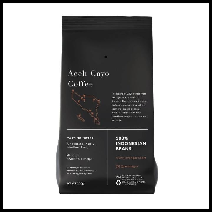 

Coffee Javanegra Aceh Gayo 200Gr Original Best Seller