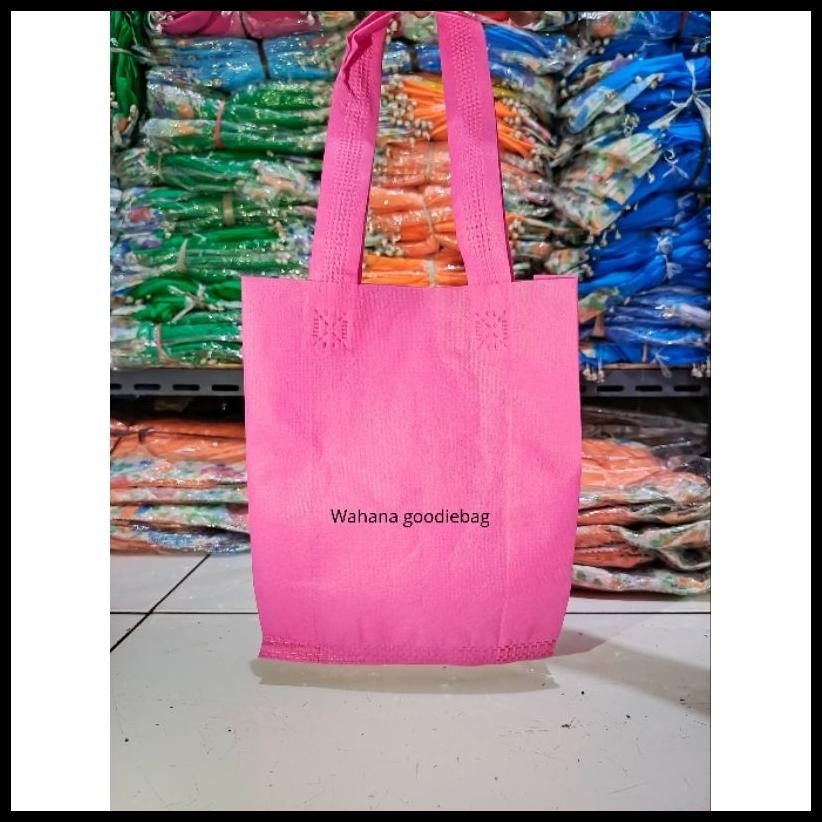 

Ready ( 60Pcs ) Goodie Bag 20X25 Sisi 8 Tas Spundbond Mini Small {Terlaris|Best Seller}