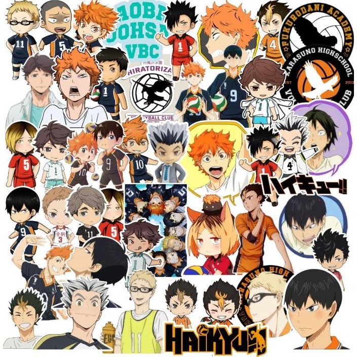 

Stiker Sticker Anime Haikyuu Sudah Cutting Paketan murah