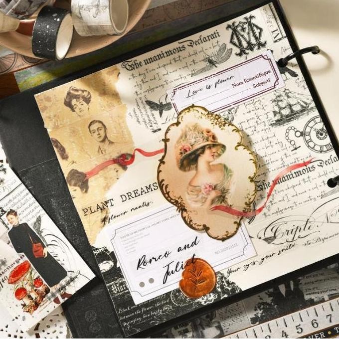 

[MILOLI] 20 Rolls WASHI TAPE BOX COLOURFUL AESTHETIC Washi Tape Decor Jurnal Dekor Masking Tape Scrapbook - A0039 murah