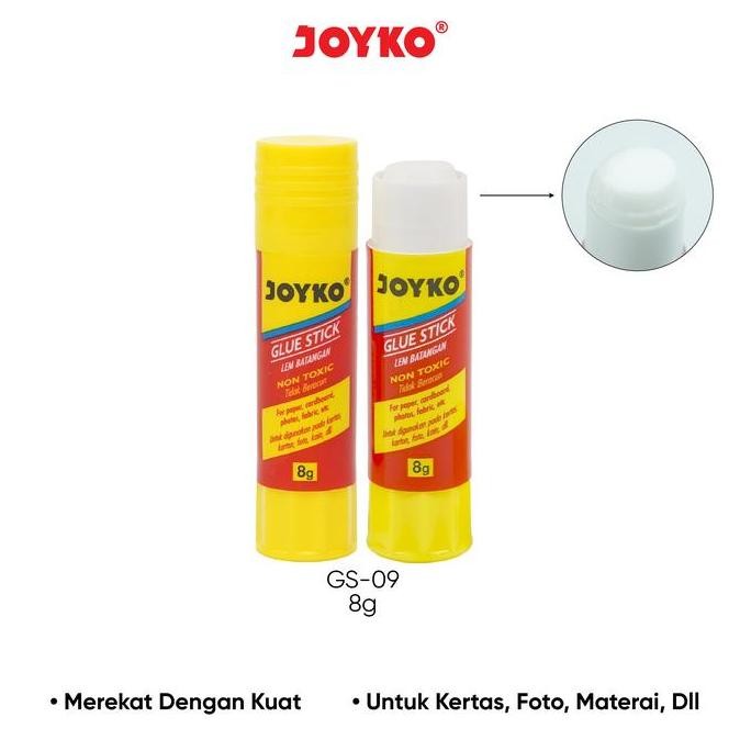 

JOYKO GLUE STICK 8g LEM BATANG STIK JOYKO KECIL GS-09 LUSIN [12PCS] murah