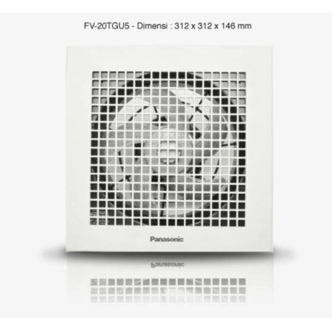 Panasonic 20 Tgu Ceiling Exhaust Fan / Exhaust Fan Plafon 8 / 20Cm New Stok