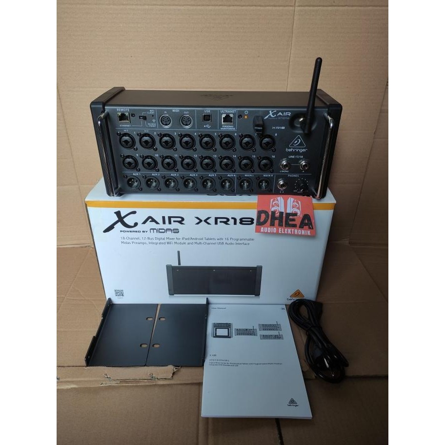 Digital Mixer With Wifi Behringer X Air Xr18 / Xr-18 Mixer Audio Digital Behringer X18 X Air X18 X 1