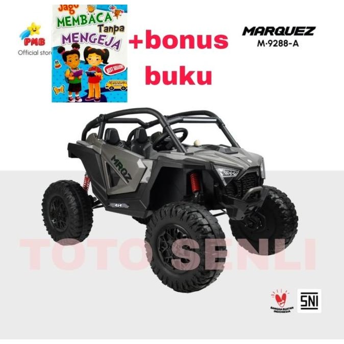 Grosir Termurah Mainan Anak Mobil Aki Remot M9288A Marquez Roda Besar