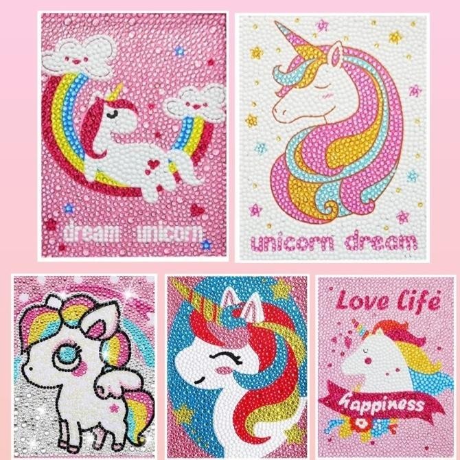 [Good] DIY DIAMOND PAINTING KIDS CRAFT ACTIVITY UNICORN LOVER