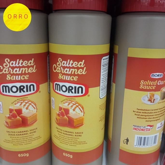 

favorit] morin salted caramel sauce 650 gr