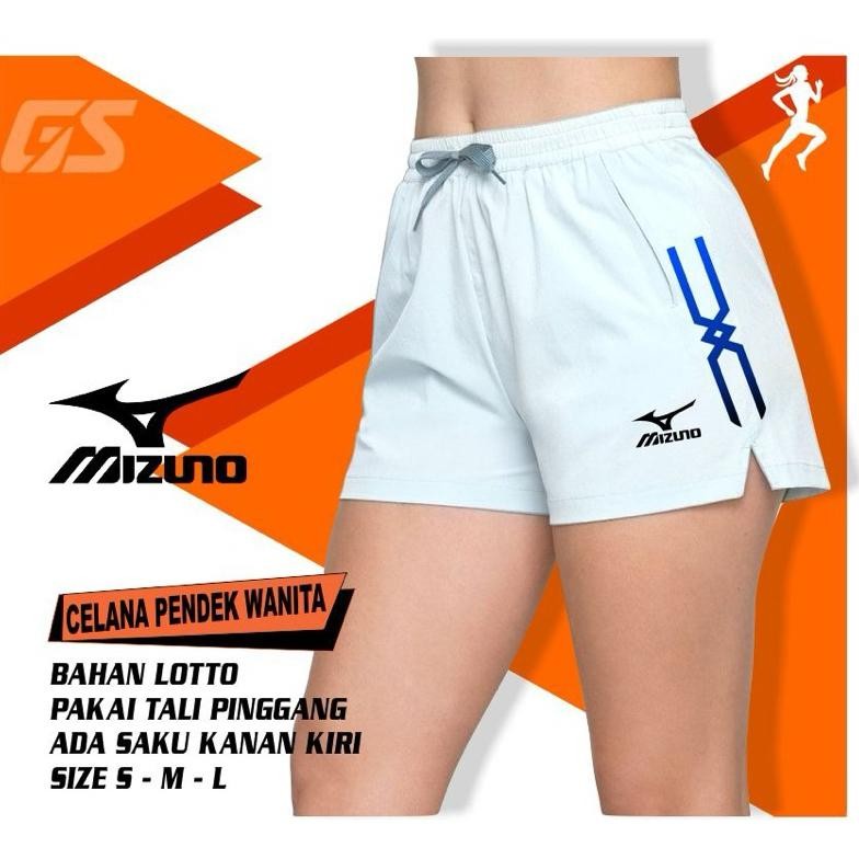 Celana Voli Mizuno Wanita Celana Pendek Olahraga Voli Cewek Belah Samping Murah