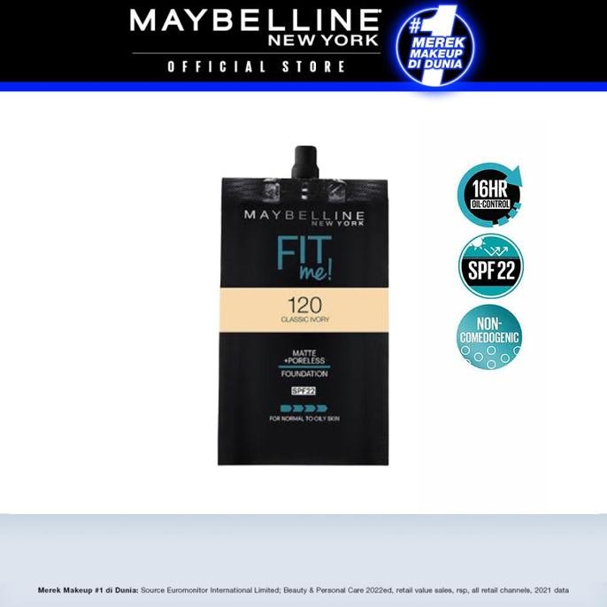 Jual Murah [Tidak Untuk Dijual] Fit Me Foundation Sachet 5Ml Terlaris..