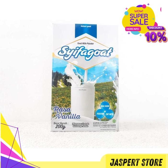 

SUSU KAMBING ETAWA SYIFA GOAT BUBUK PLUS GULA JAGUNG ANEKA RASA BY JASPERT STORE PRODUK PILIHAN !