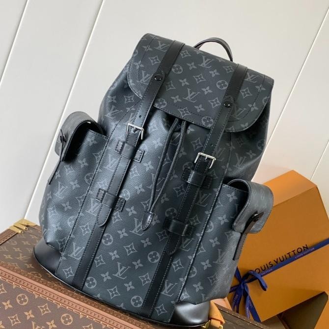 Louis Vuitton LV Christopher MM Men's Backpack/LV ransel pria/LV tas pria100% ORI/Box + dust bag