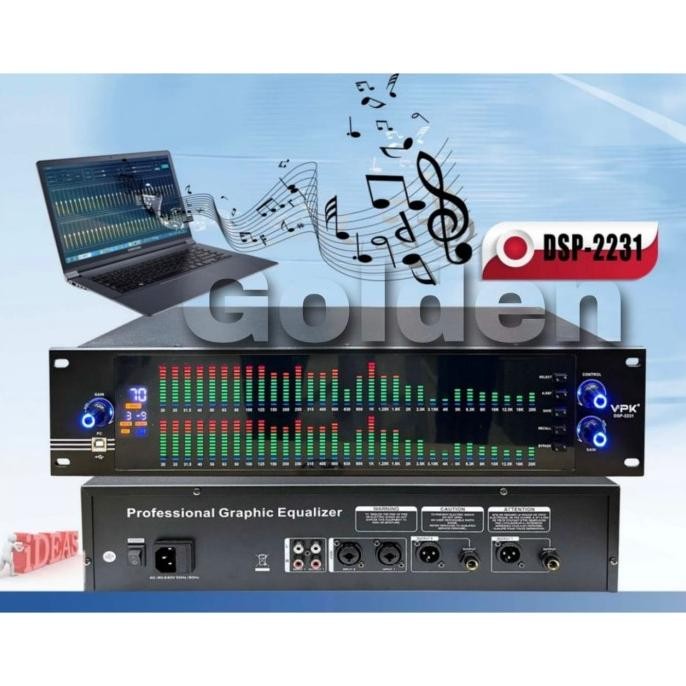 Equaliser Digital Vpk Dsp 2231 Original Equalizer Vpk Dsp 2231 Co