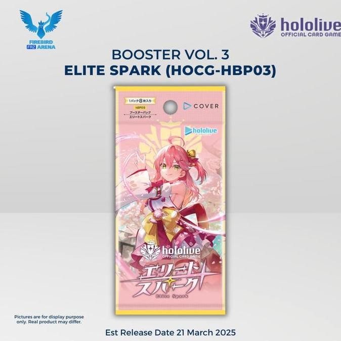Sale Hololive Official Card Game Booster Vol.03 Elite Spark Hbp03 - Booster Box