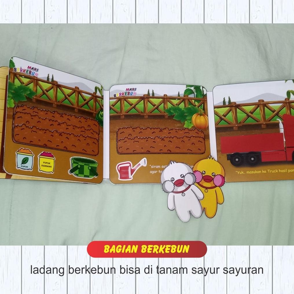 Termurah Mainan Edukasi Anak Kerajinan Menggunting / Quiet Book Bebek Viral / Paper Dolls Bebek Vira