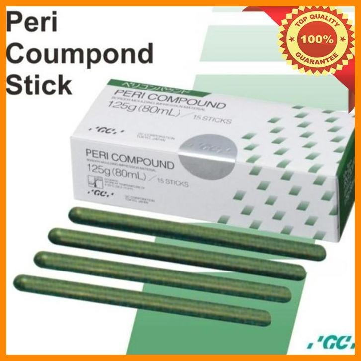 [DEN] GC PERI COMPOUND GREEN STICK SATUAN / DENTAL WAX STICK HIJAU GC JAPAN