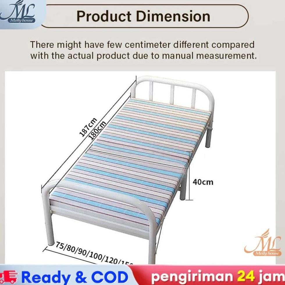 Tempat Tidur Lipat Portable Ranjang Kasur Rumah Sakit Lipat Portabel Dipan Lipat Dipan Lipat Divan T