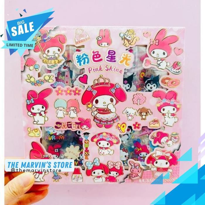

STICKER ANAK MY MELODY SANRIO ISI 100 LEMBAR STICKER BOX TERMURAH !
