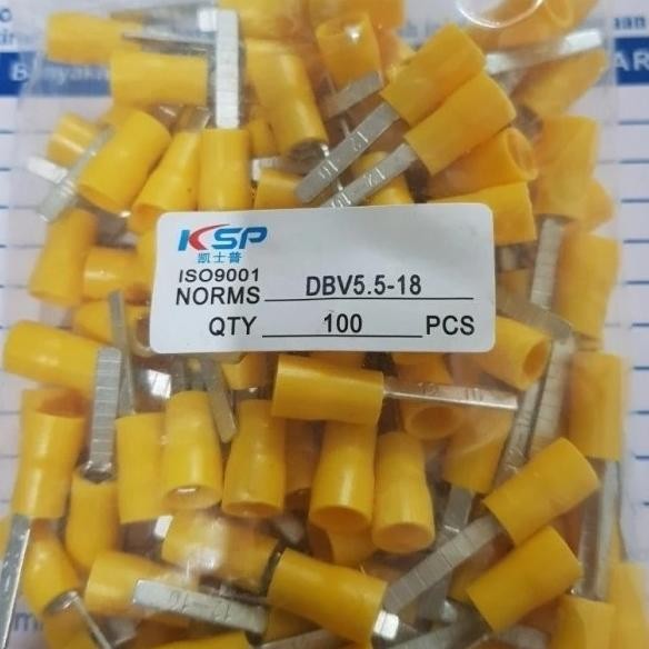 Promo SKUN KABEL PIN BLADE CHIP DBV 5.5-18 KUNING KSP COD
