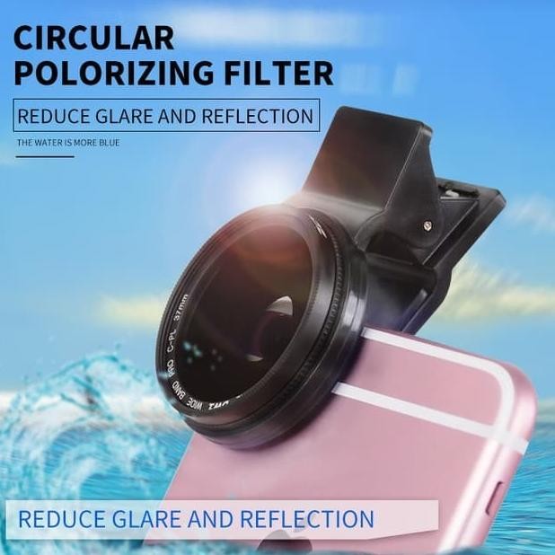 Zomei Filter Cpl 52Mm For Smartphone Handphone Phone Clip Cpl Filter