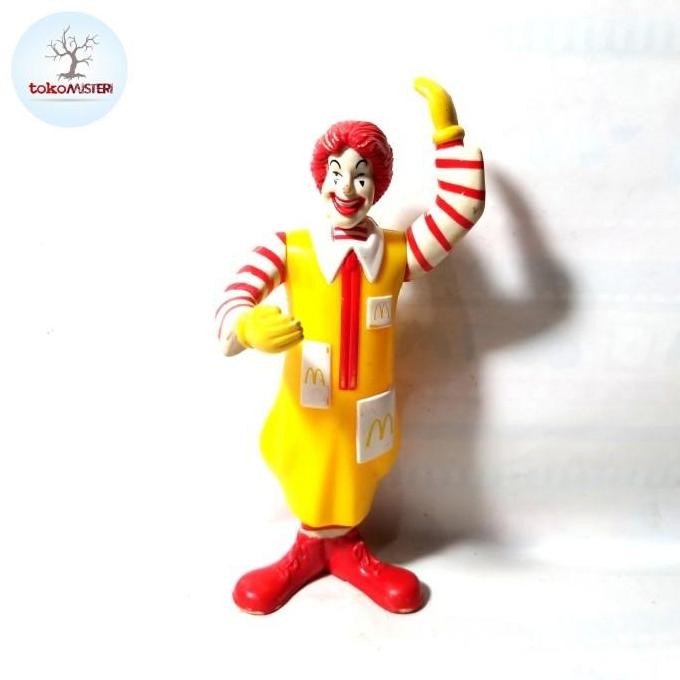 MASKOT BADUT RONALD MCDONALD CLOWN HAPPY MEAL MCD MCDONALDS JADUL RARE LAWAS OLD VINTAGE MASCOT FIGU