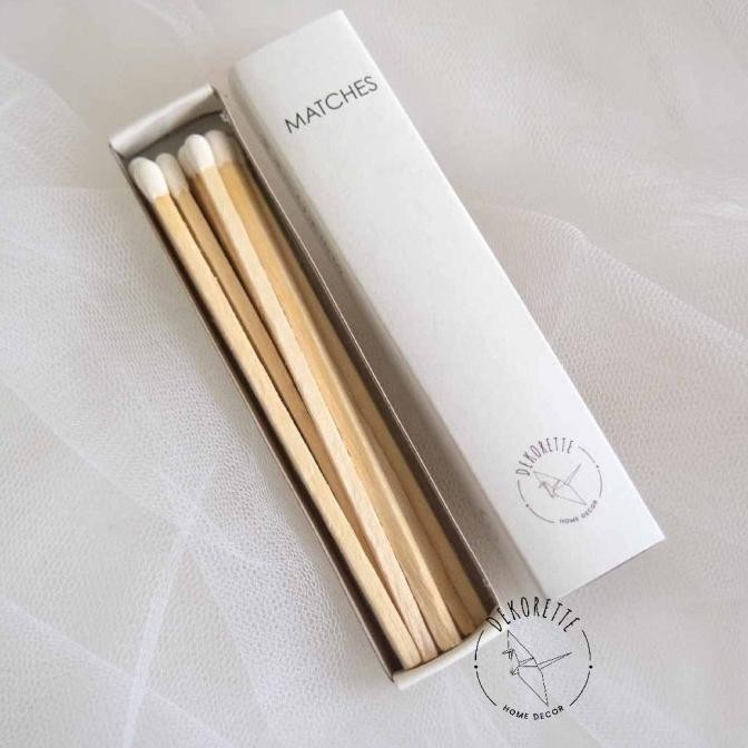 [Good] DEKORETTE - Korek api kayu aesthetic/Woodenstick/korek api panjang box