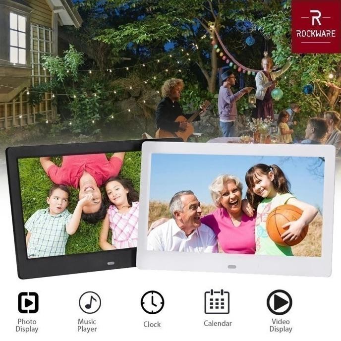 SALE ROCKWARE RW-SJD1003 - 10 inch Digital Photo Frame - Frame Foto Digital